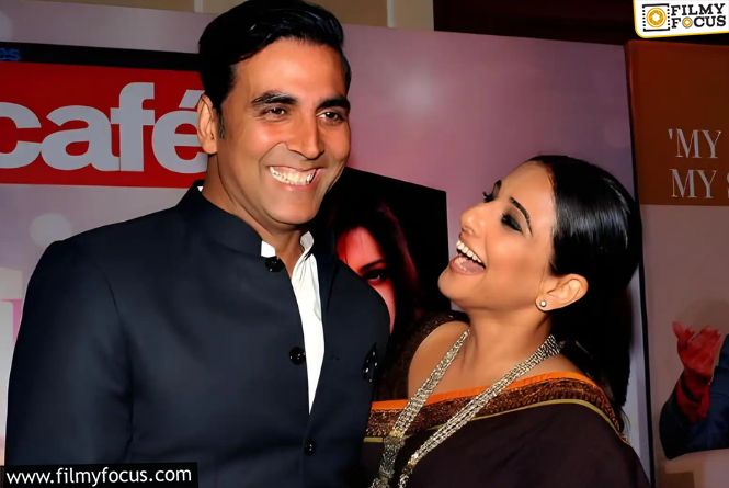 Akshay Kumar Confirms Film With Vidya Balan
