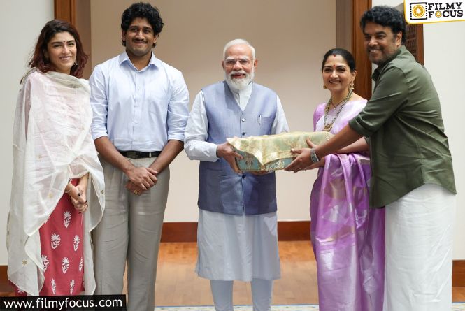 A Special Family Moment: Khushbu Meets PM Modi