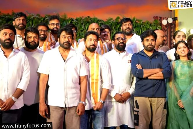Pawan Kalyan Launches Chiranjeevi’s Mega158