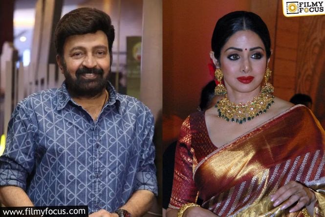 Rajasekhar’s Shocking Revelation About Sridevi Proposal