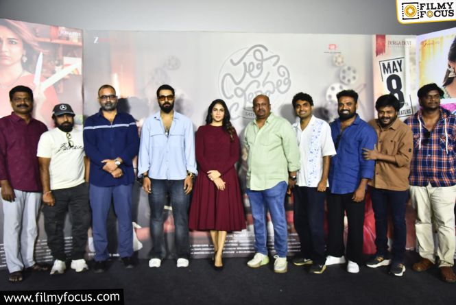 Thanks To Ram Charan Garu For Releasing The ‘Sathi Leelavathi’ Trailer.. Lavanya Tripathi At The Trailer Launch Event